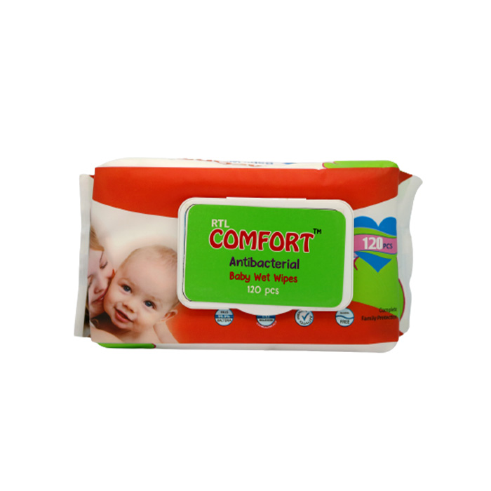COMFORT Wet Wipes Pouch (Anti Bacterial) – 120 pcs