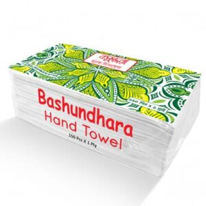 Basundhara Hand Towel Tissue - 150pcs