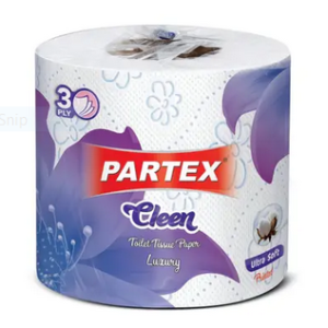 Partex Cleen Toilet Tissue Paper Luxury (3 Ply)