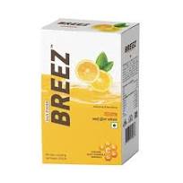 Dan Foods Breez Refreshing Orange Instant Soft Drink Powder - 300gm
