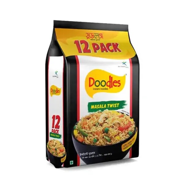 Doodles Masala Twist Instant Noodles 12 Pack - 744gm