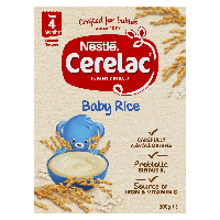 Nestle Cerelac Baby Rice Without Milk (6-24m) - 200gm