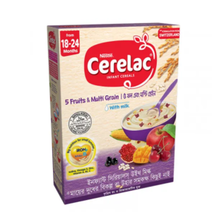 Nestle Cerelac Five Fruits & Multi Grain Baby Food (18-24m) - 350gm