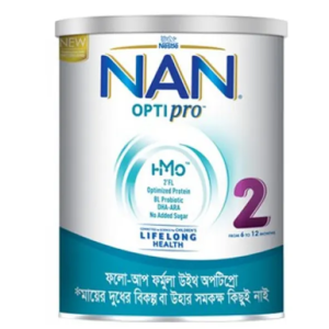 Nestle NAN 2 Optipro Baby Milk Lifelong Health (From 6 to 12 months) - 400gm