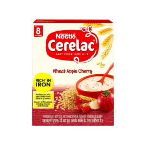 Nestle Cerelac Apple & Cherry Baby Food (8-24m) - 400gm