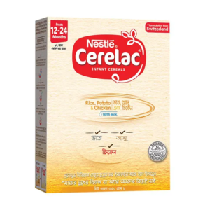 Nestle Cerelac Rice Potato & Chicken with Milk (12-24m) - 350gm