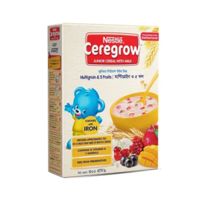 Nestle Ceregrow Multigrain & 5fruits With Milk 5+ Years - 300gm