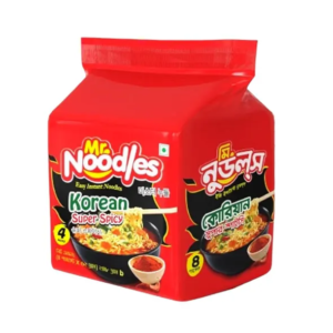 Mr Noodles Korean Super Spicy Easy Instant Noodles (4 Pack) - 248gm