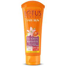 Lotus Herbals Safe Sun Uv Screen Matte Gel SPF 50 - 50g