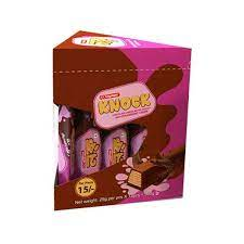 Olympic Knock Chocolate Coated Strawberry Wafer Biscuits