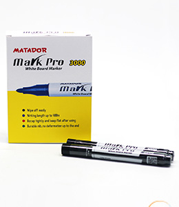 Matador Mark Pro White Board Marker 3000 (Black)