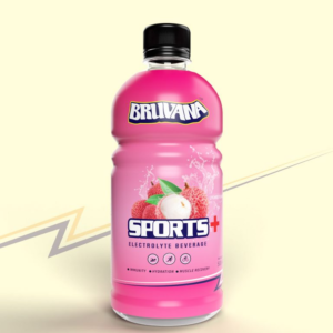 Bruvana Sports+ Electrolyte Beverage (Litchi Flavor Flavor) - 250ml