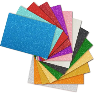 Glitter Self Adhe Sive Eva Foam (Color Paper)