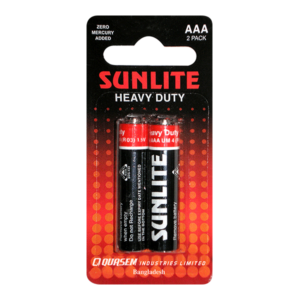 Sunlite Extra Heavy Duty AAA UM4 1.5V Battry