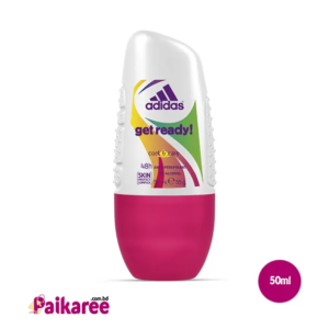 Adidas 44593 Get Ready! Roll-on Deodorant - 50ml