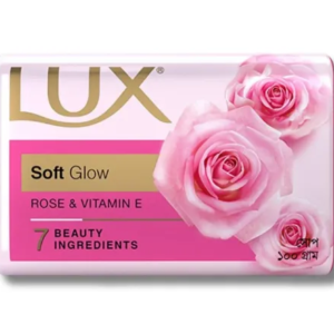Lux Soft Glow Rose & Vitamin E Soft 7 Beauty Ingredients - 100gm