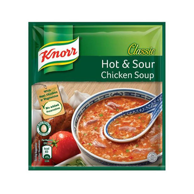 Knorr Hot & Sour Chicken Soup - 24gm