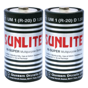 Sunlite Hi-Super Multipurpose Battery UM1 (R-20) D 1.5V