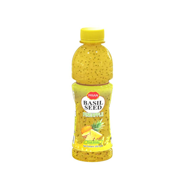 Pran Basil Seed Drinks Pineapple - 250ml