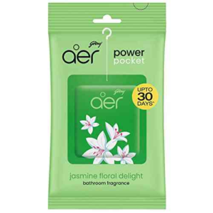 Aer Power Pocket Bathroom Freshener Jasmine - 10gm