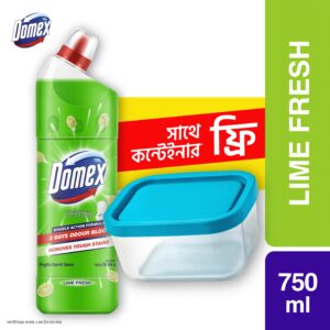 Domex Toilet Cleaning Liquid Lime Fresh - 750m (Free Box)