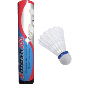 Smash 500 Plastic Badminton Shuttlecock, 1pcs