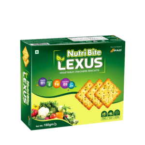 Ifat Nutri Bite Vegetable Crackers Biscuits - 180g