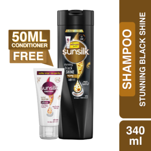 Sunsilk Stunning Black Shine - 340ml + 50ml Conditioner Free