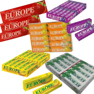 Europe Chewing Gum All Flavor- 13gm