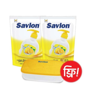 Savlon Handwash Lemon Brust - 340ml (Tiffin Box Free)