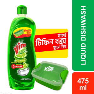 Vim Dishwashing Liquid - 475ml (Free Box)