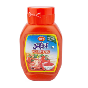 Pran Hot Tomato Sauce Plastic Jar - 250gm