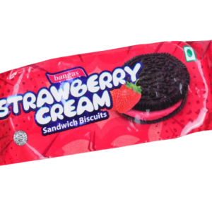 Bangas Strawberry Cream Sandwich Biscuits - 55gm