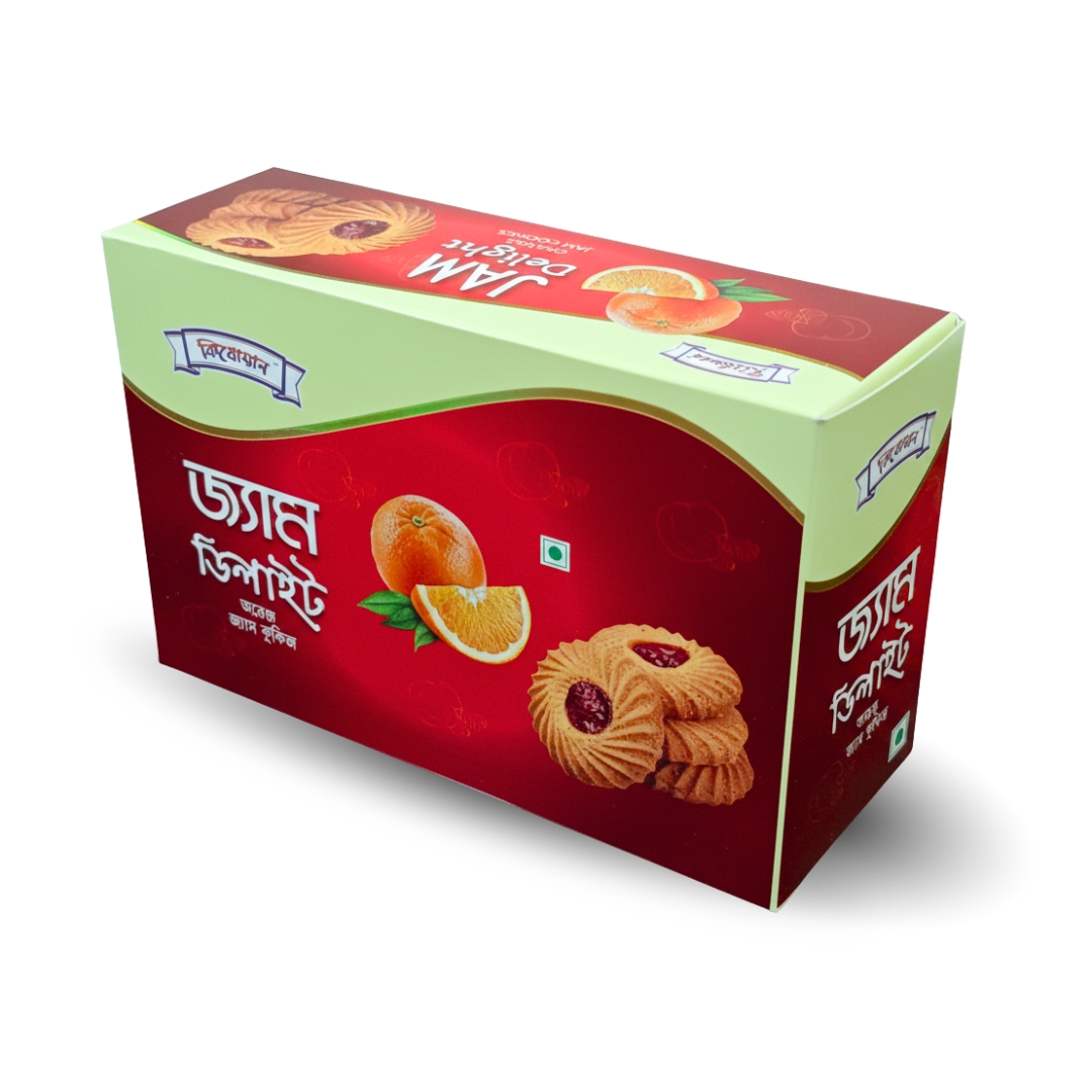 Kishwan Jam Delight Orange Jam Cookies - 200gm