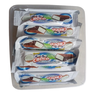 Treat Coco Choco Chocolate Coated Coconut Bar 20x18 - 360gm