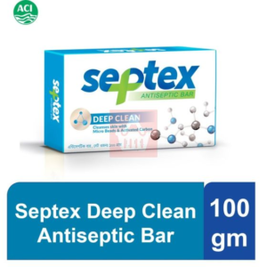 Septex Deep Clean Antiseptic Bar - 100gm