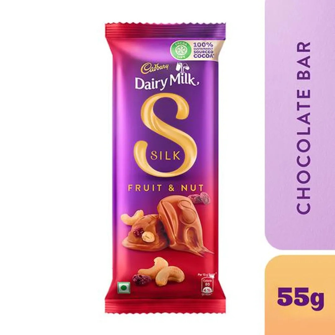 Cadbury Dairy Milk Silk Silk Fruit & Nut Chocolate Bar - 137 g