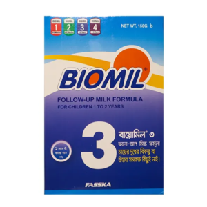 Biomil 3 Follow-Up Milk Formula Baby Milk Powder (1-2 Years) - 150gm