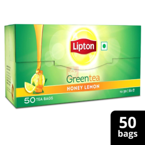 Lipton Green Tea Bag Honey and Lemon - 50pc