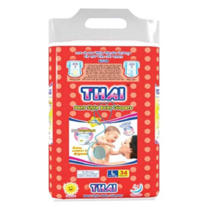 Thai Pant Style Diaper L (9-16 kg) - 34pcs