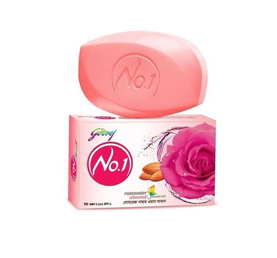 Godrej No.1 Rose Water Soap - 100g