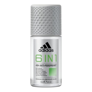 Adidas Cool & Dry 6in1 Roll-On For Men - 50ml