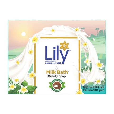 Lily Milk Bath Beauty Soap - 75gm