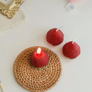 Strawberry Scented Candle - 1pcs
