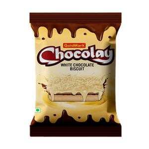 Goldmark Chocolay White Chocolate Biscuit - 11gm
