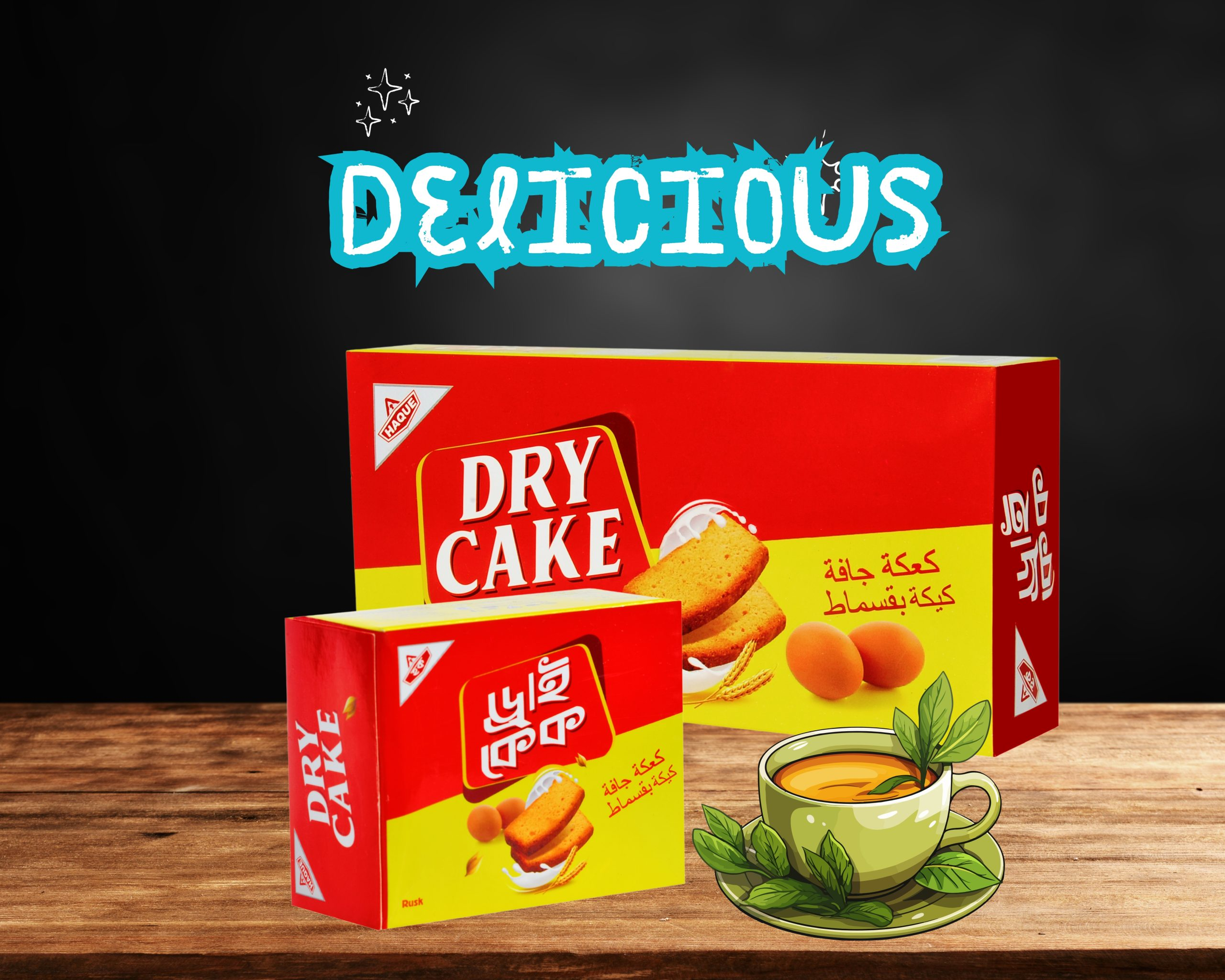 Haque Dry Cake Rusk - 25gm