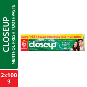 Closeup Menthol Fresh Toothpaste - 2x100g