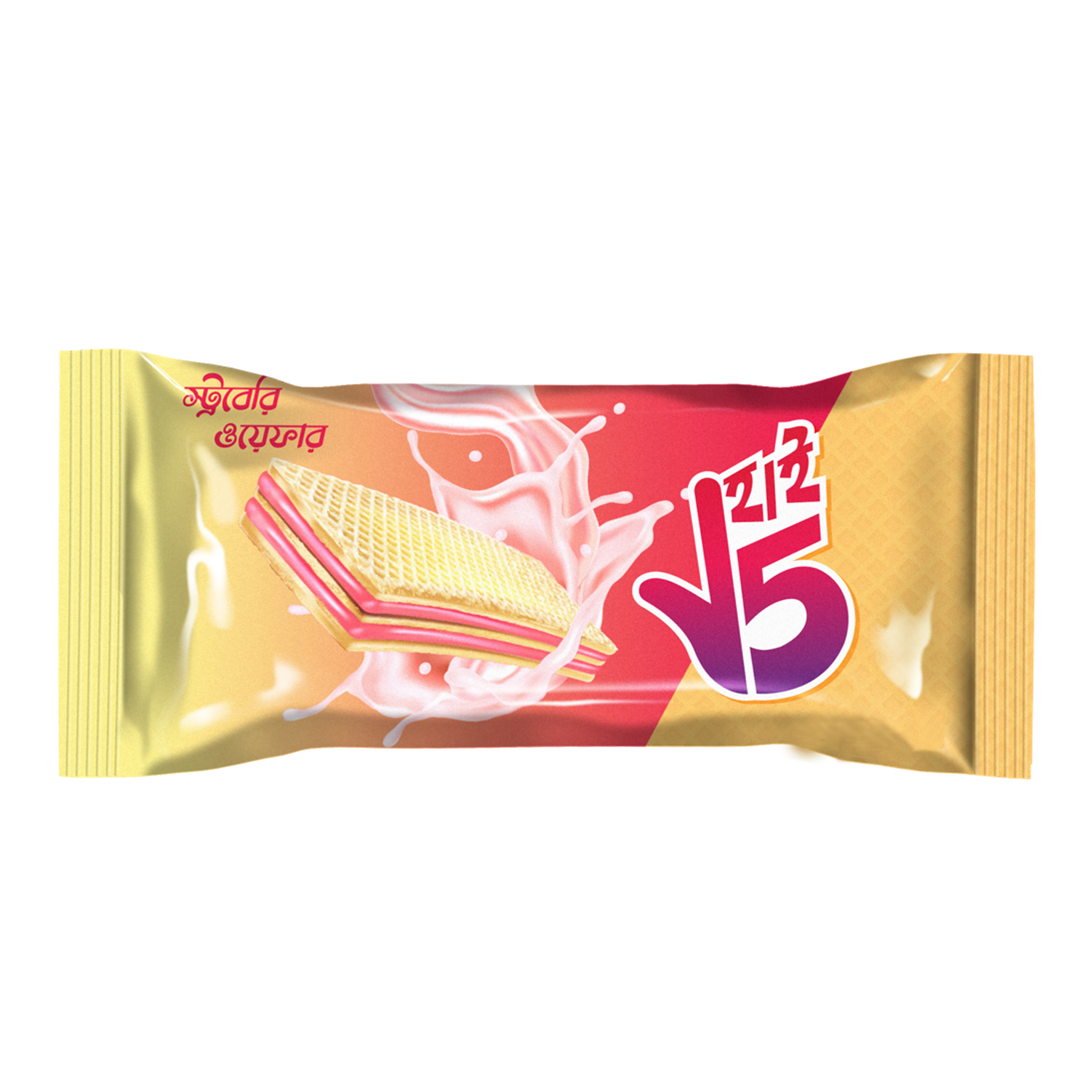 Hi5 Strawberry Wafer Biscuit - 80gm
