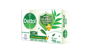 Dettol Neem with Pure Neem Oil Bathing Shower Bar Soap - 70g