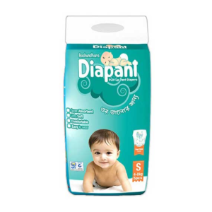 Bashundhara Diapant Pant Style Diapers - Size- S (4-8kg)
